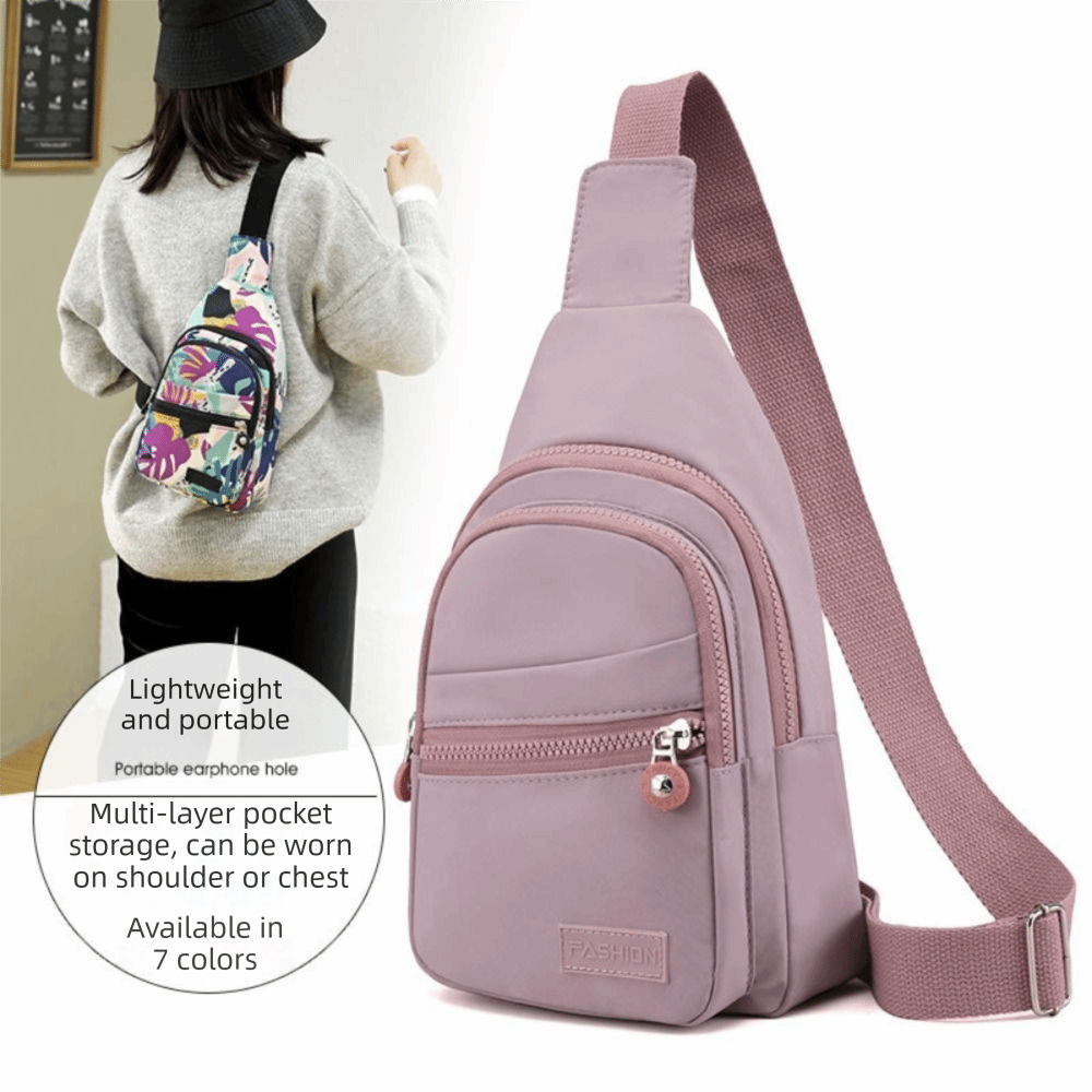 Нейлоновая женская нагрудная с – обзор и цена Sling Backpack Shoulder