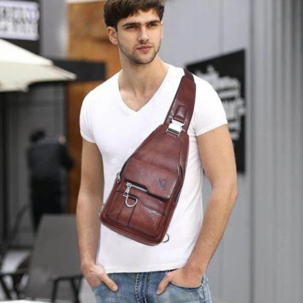 Сумка-слинг для мужчин, нагруд – обзор и цена Sling Backpack Shoulder