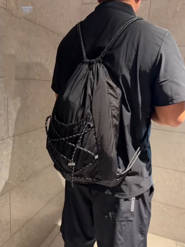SHELKSBAG Унисекс рюкзак-мешок – обзор и цена Drawstring Gym Bag